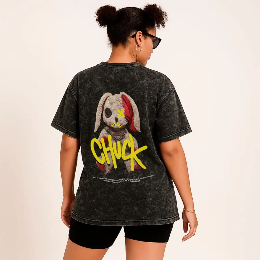 Remera Acid Wash Chuck