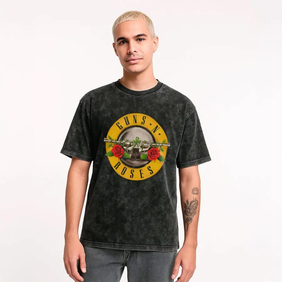 Remera Acid Wash Guns N' Roses