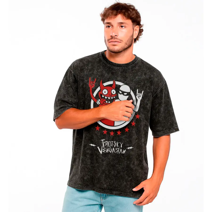 Remera Acid Wash Trotsky Vengaran