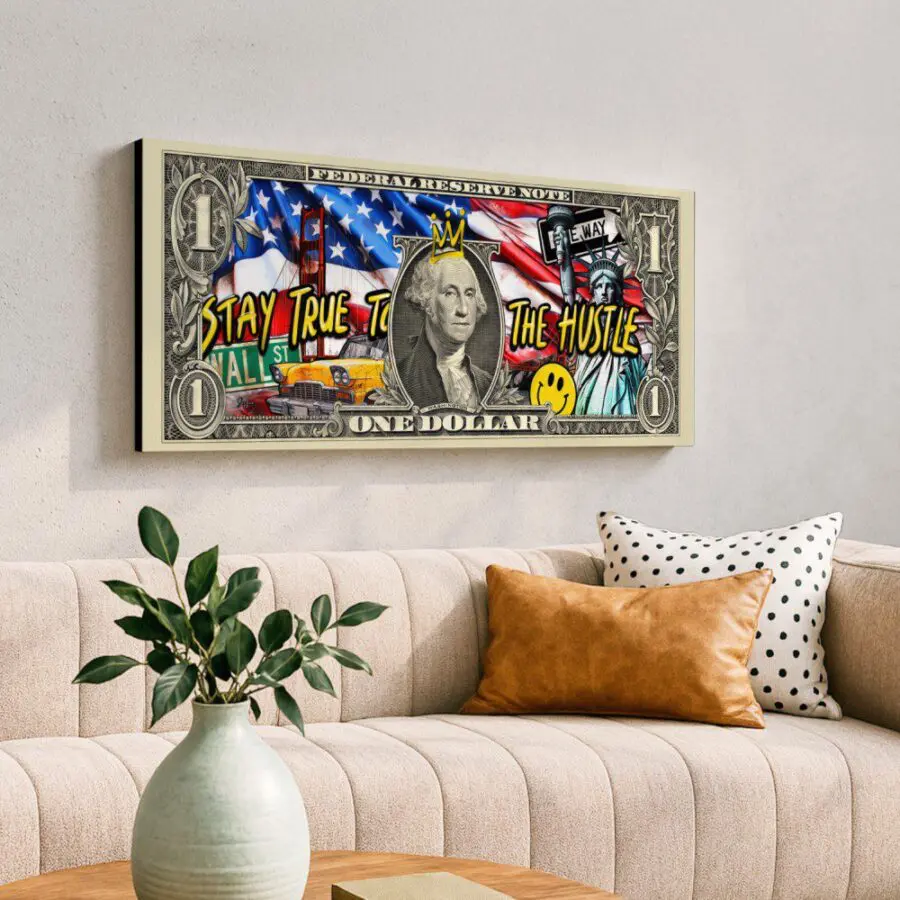 Mural Billete American Dream