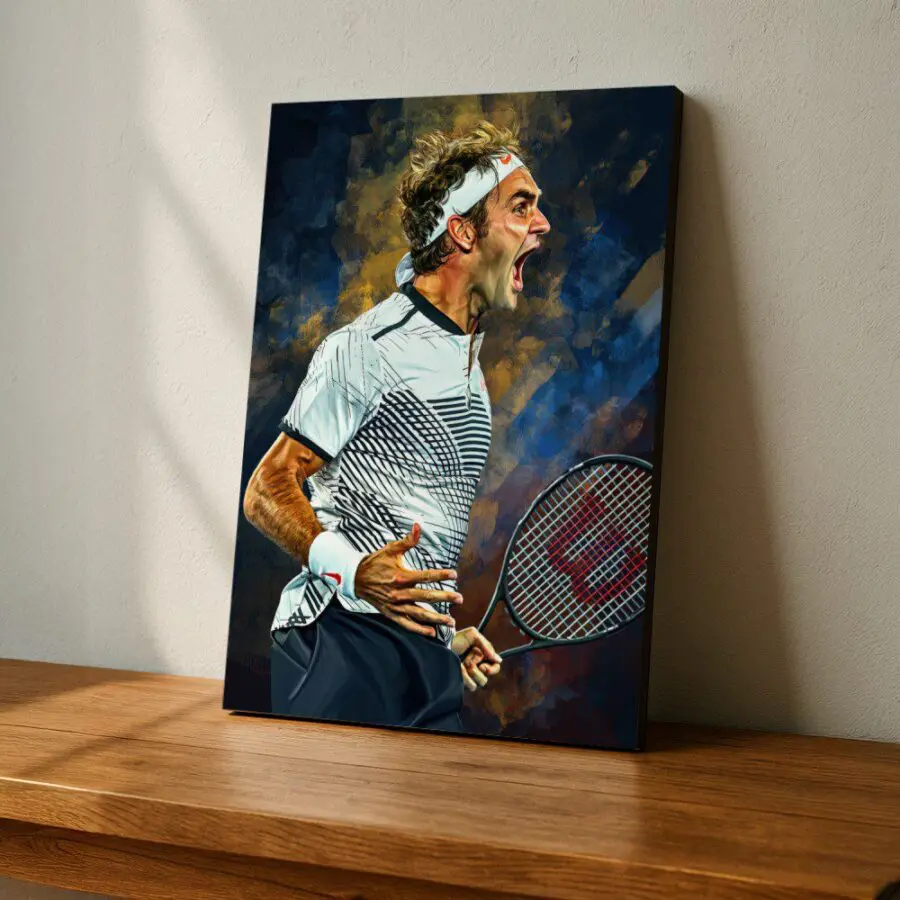 Cuadro de Roger Federer