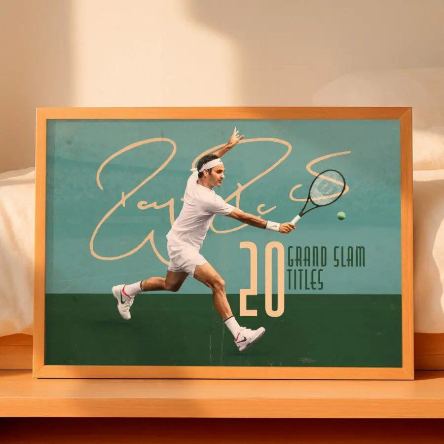 Cuadro de Roger Federer