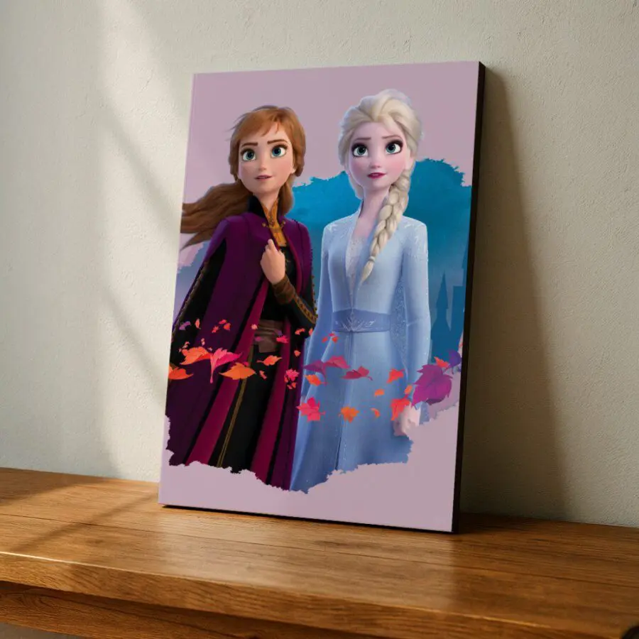 Cuadro de Anna y Elsa - Frozen