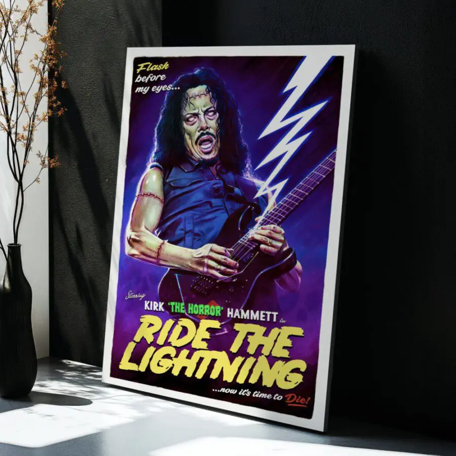 Cuadro de Kirk Hammett - Ride The Lightning