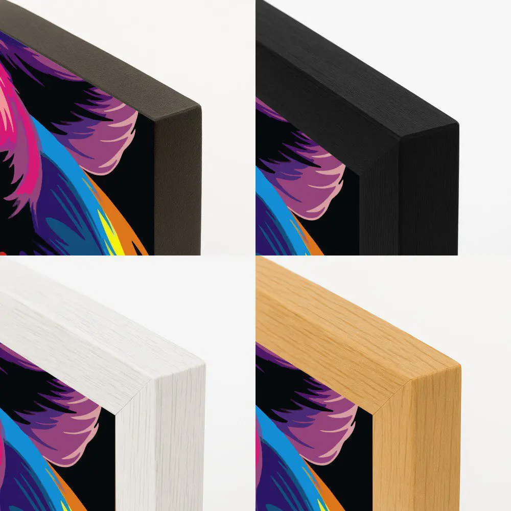 Cuadro de León Colorido - Imagen 2