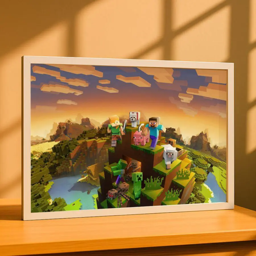 Cuadro de Minecraft