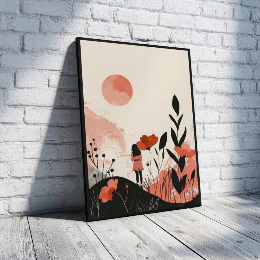 Cuadro de Paisaje Minimalista