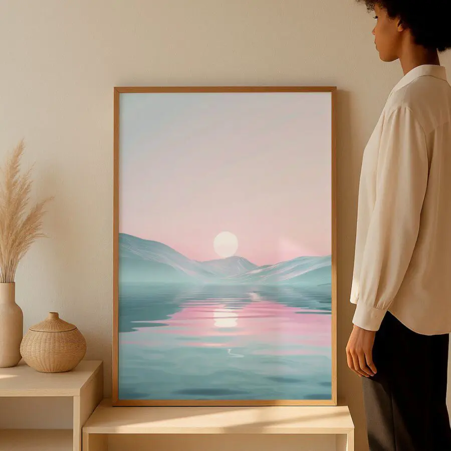 Cuadro de Pastel Landscape