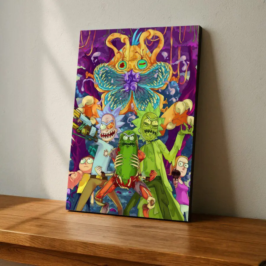 Cuadro de Rick y Morty