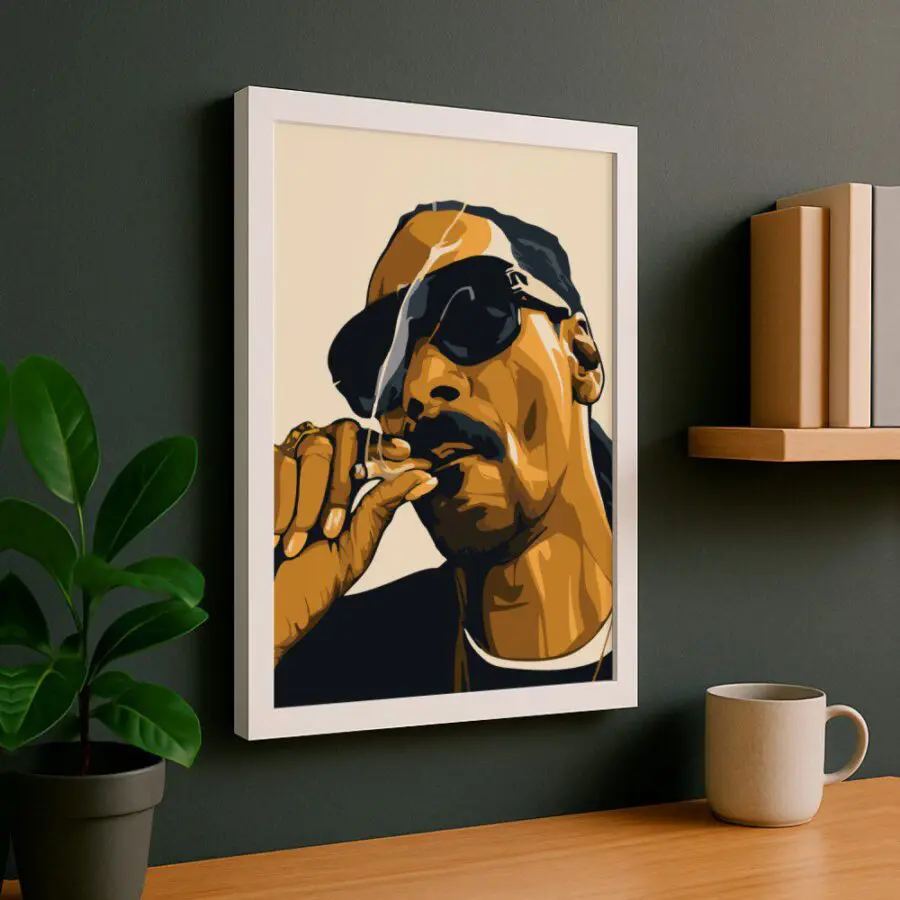Cuadro de Snoop Dogg
