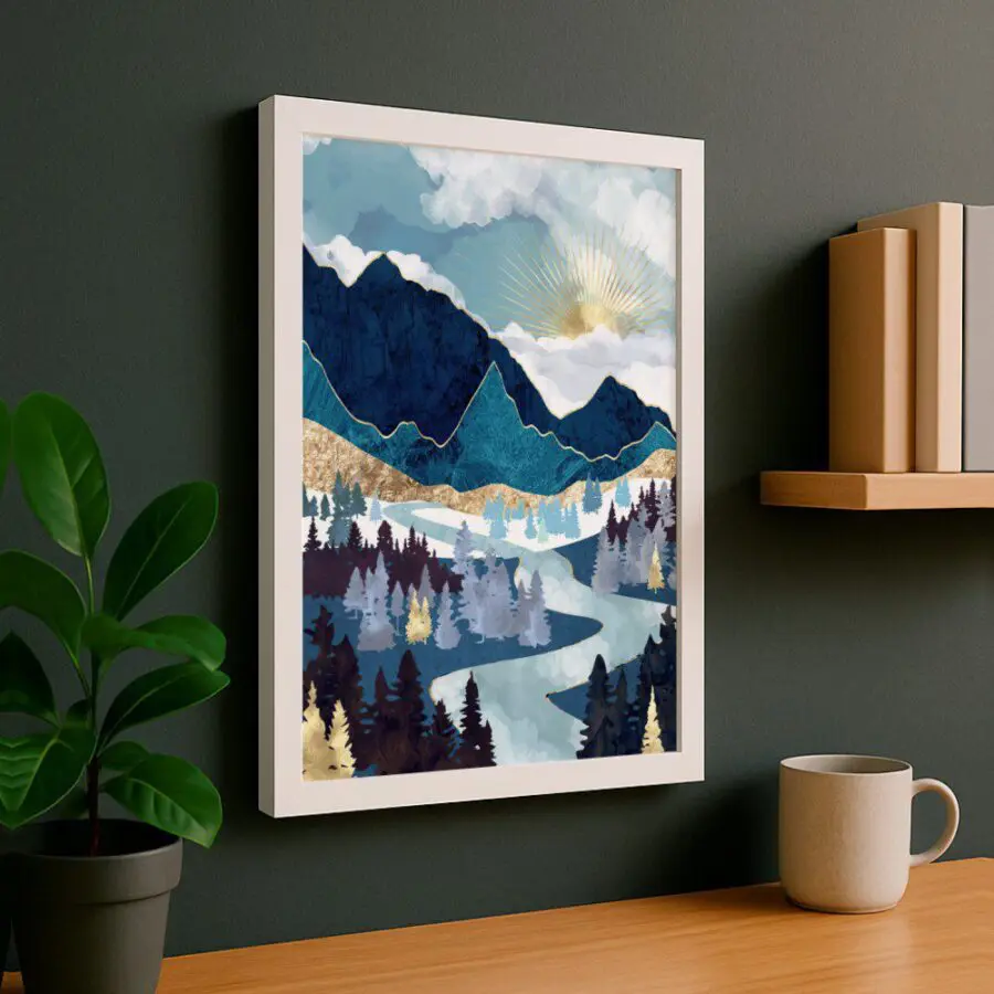 Cuadro de Sol Dorado