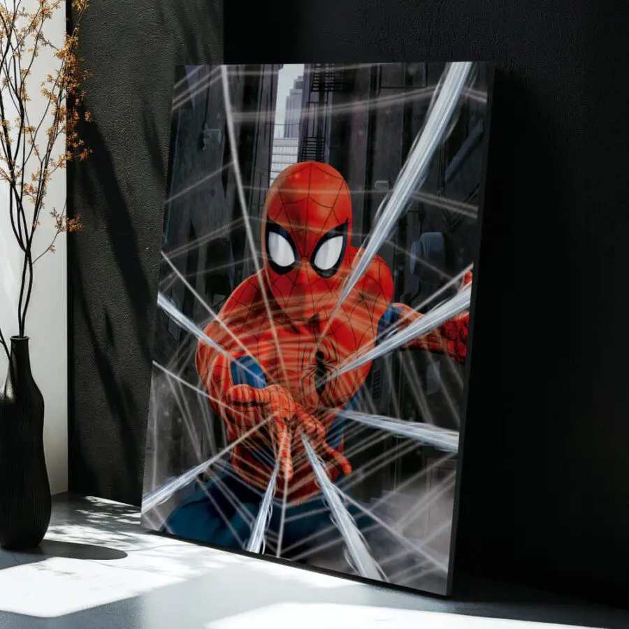 Cuadro de Spider-Man telaraña
