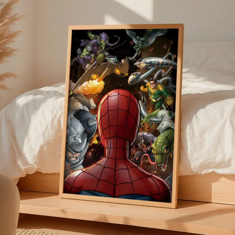 Cuadro de Spider-Man villanos