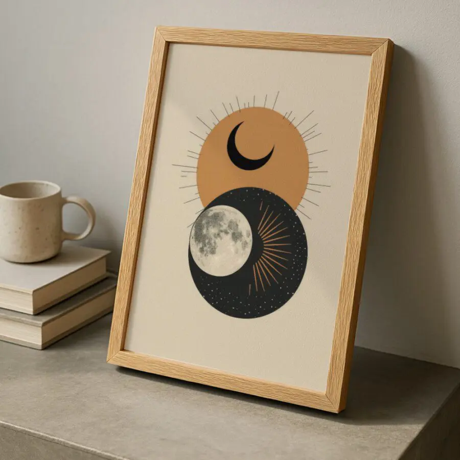 Cuadro de Sun and Moon