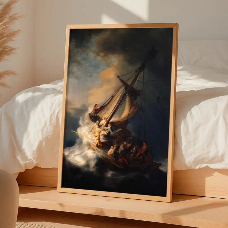 La tormenta en el mar de Galilea – Rembrandt