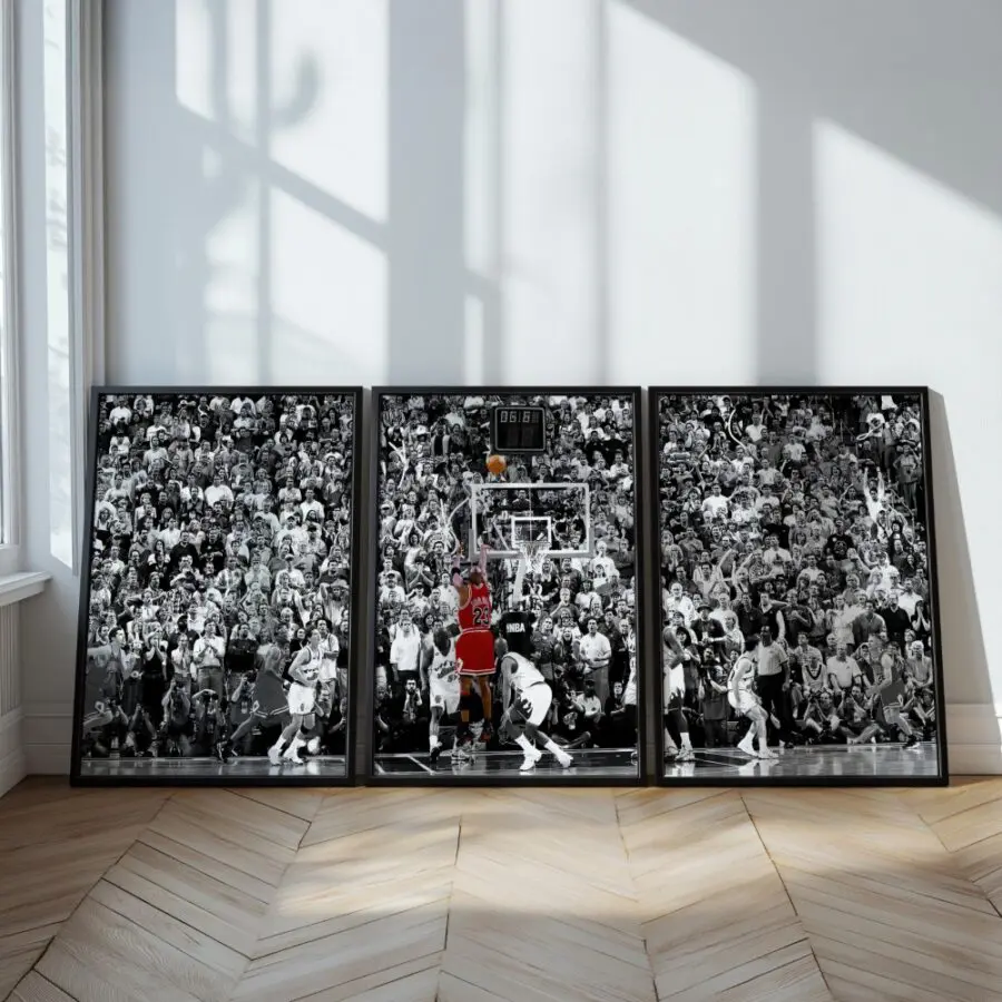 Mural Tríptico de Michael Jordan - The Last Shoot