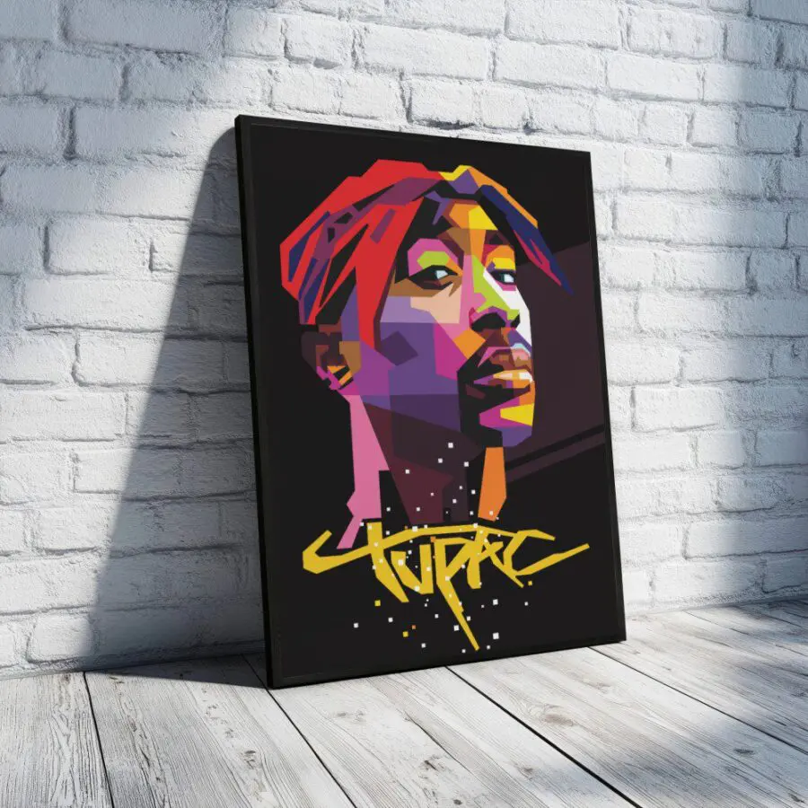 Cuadro de Tupac Shakur