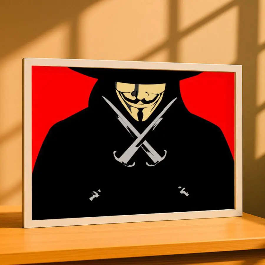 Cuadro de V de Vendetta