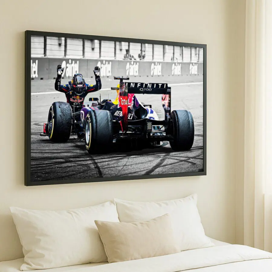 Cuadro de Sebastian Vettel