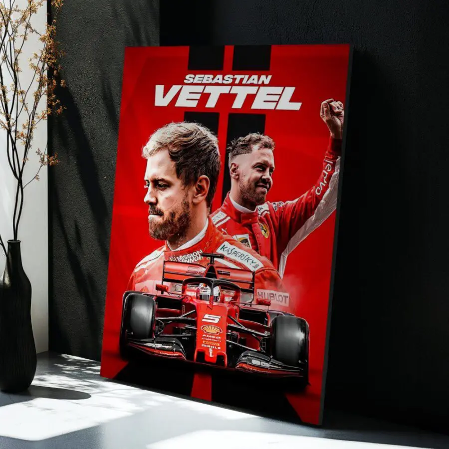 Cuadro de Sebastian Vettel