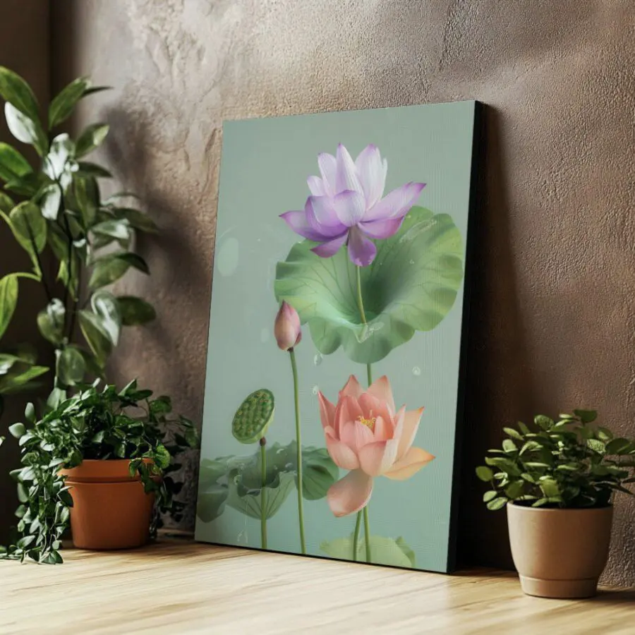 Cuadro de Violet Flowers