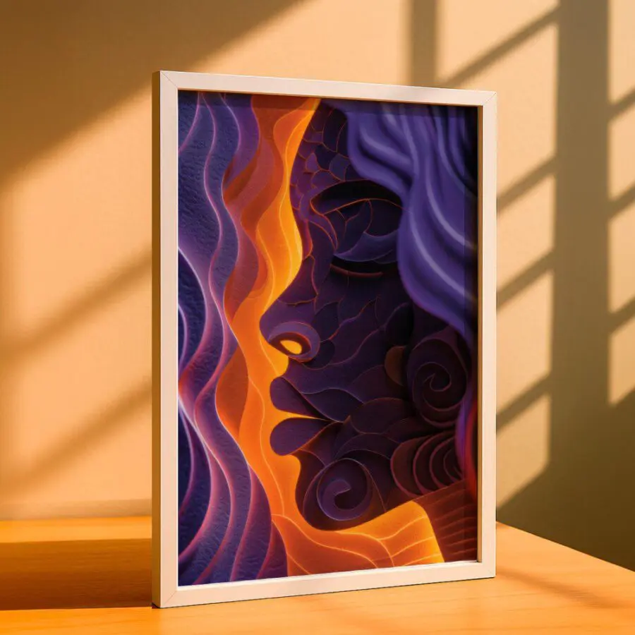 Cuadro de Violet Woman