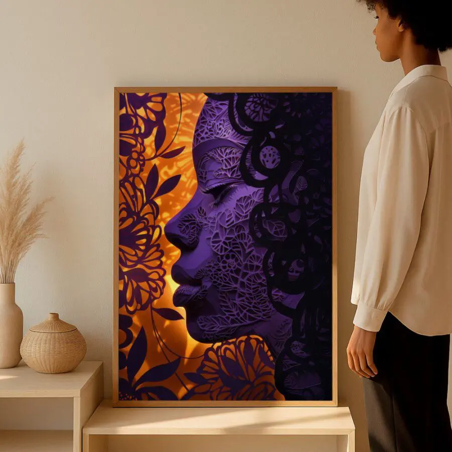 Cuadro de Violet Woman