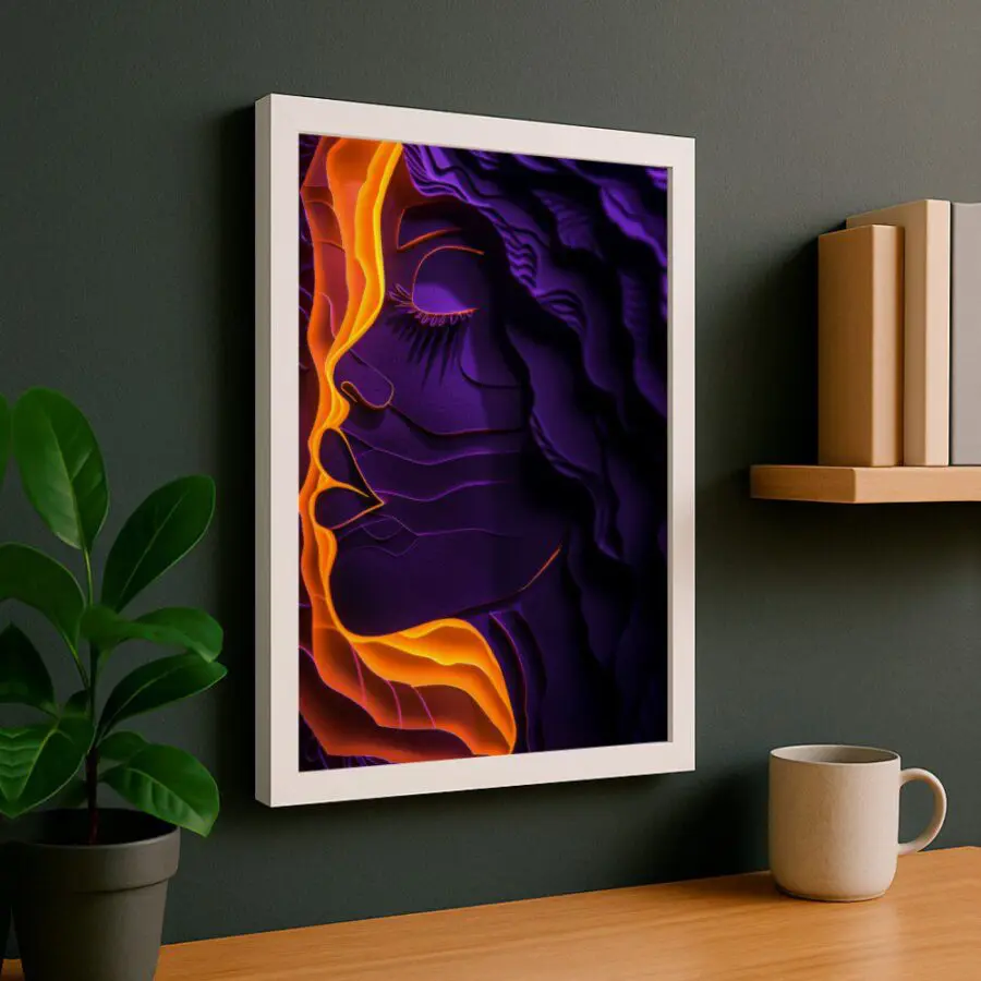 Cuadro de Violet Woman