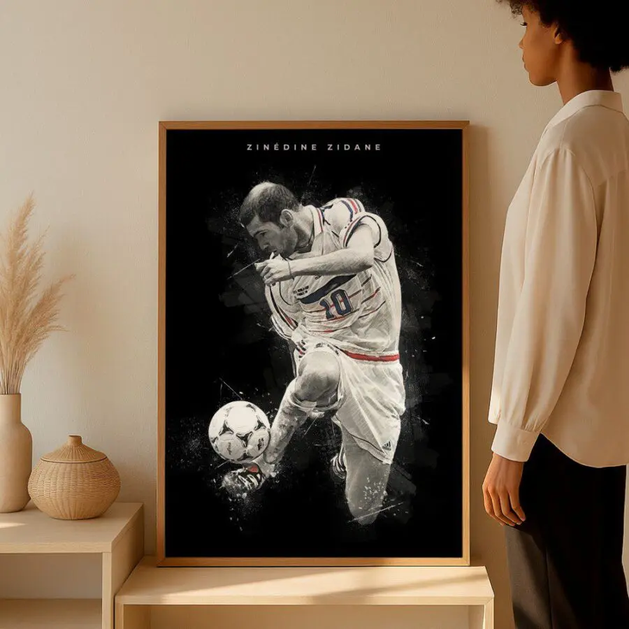 Cuadro de Zinedine Zidane