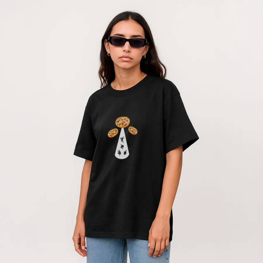 Remera de Pizza Ovni Ninja