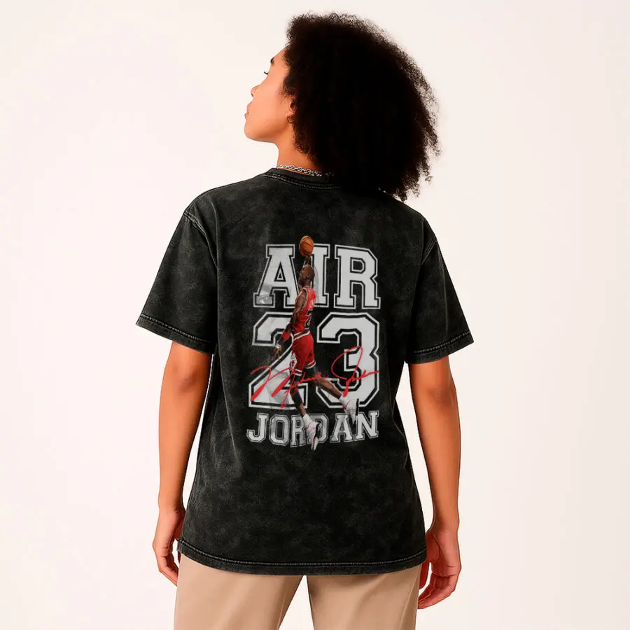 Remera Acid Wash de Michael Jordan