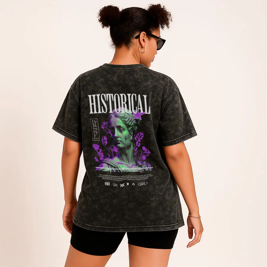 Remera Acid Wash de Historical