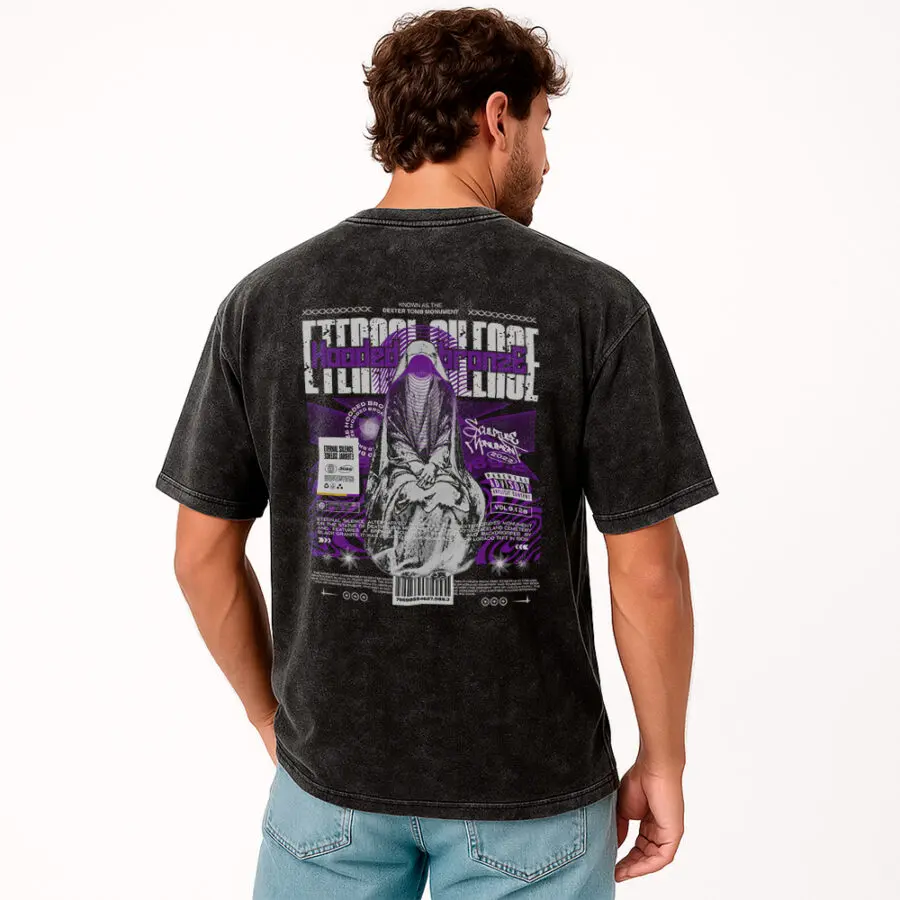 Remera Acid Wash de Eternal Silence