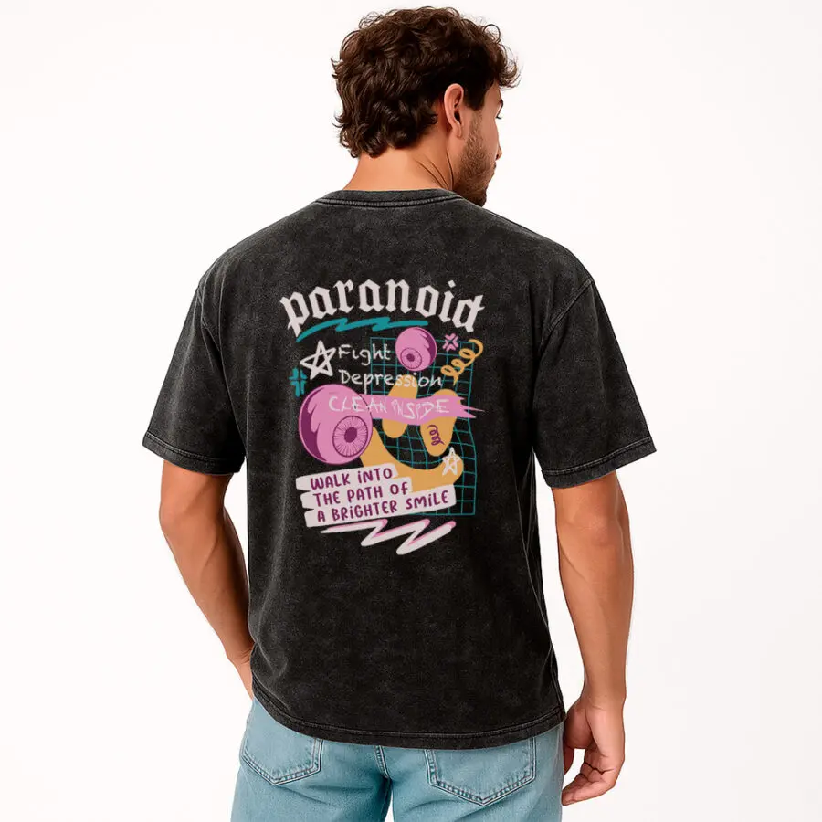Remera Acid Wash de Paranoid