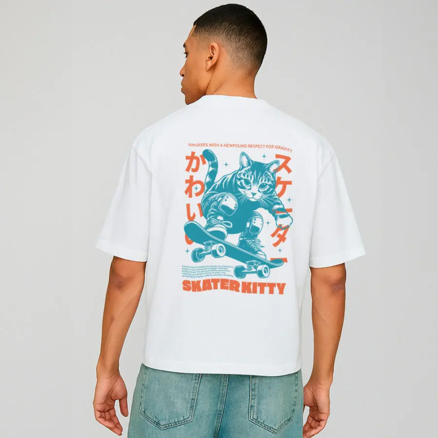 Remera de Skater Kitty