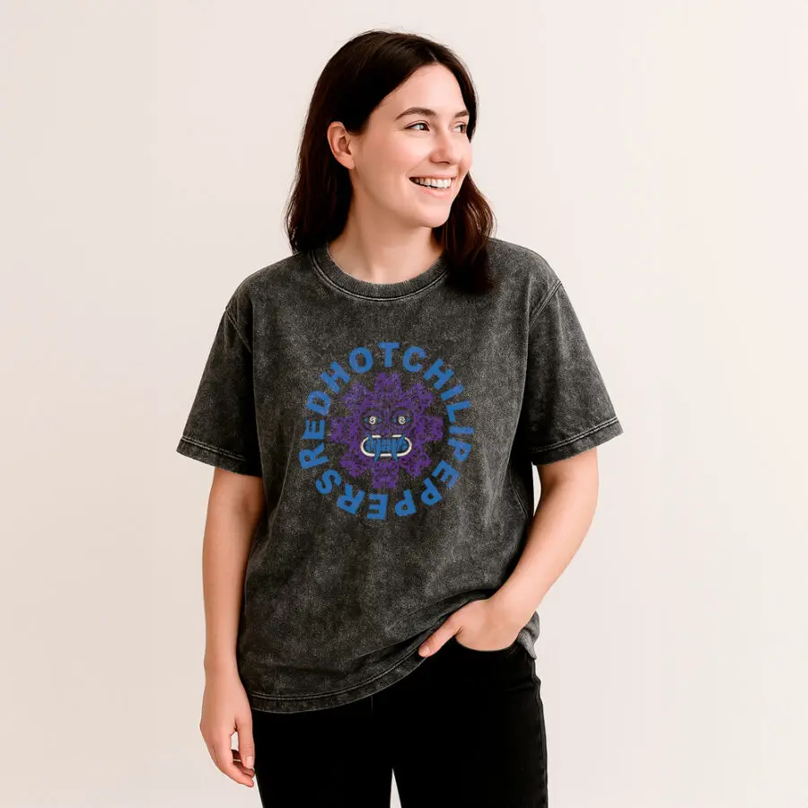 Remera Acid Wash de Red hot chilli Peppers
