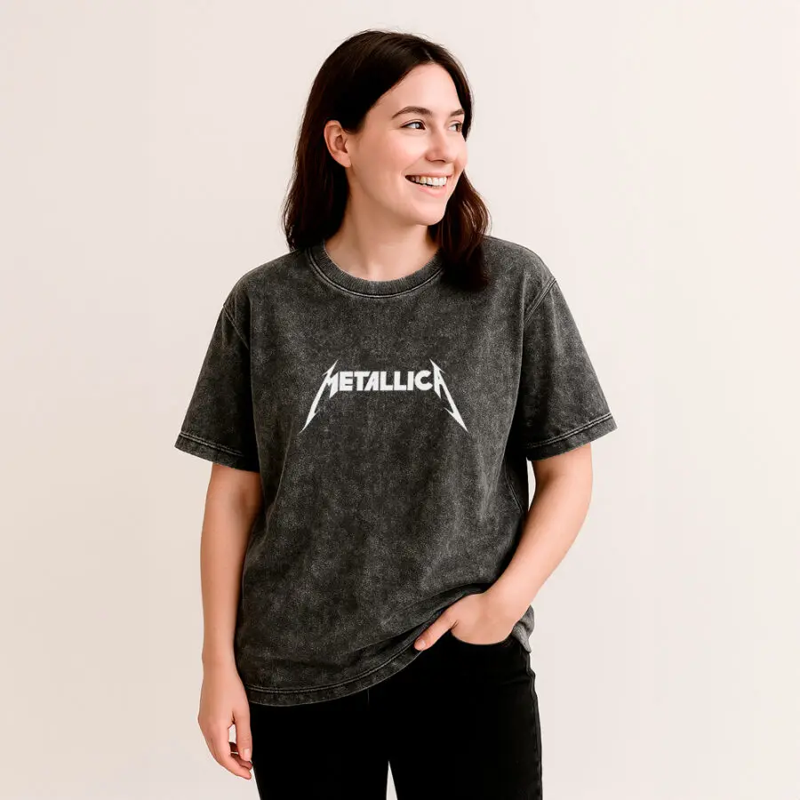 Remera Acid Wash de Metallica