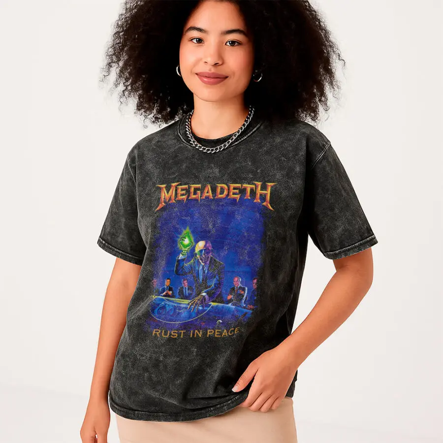 Remera de Megadeth Rust In Peace