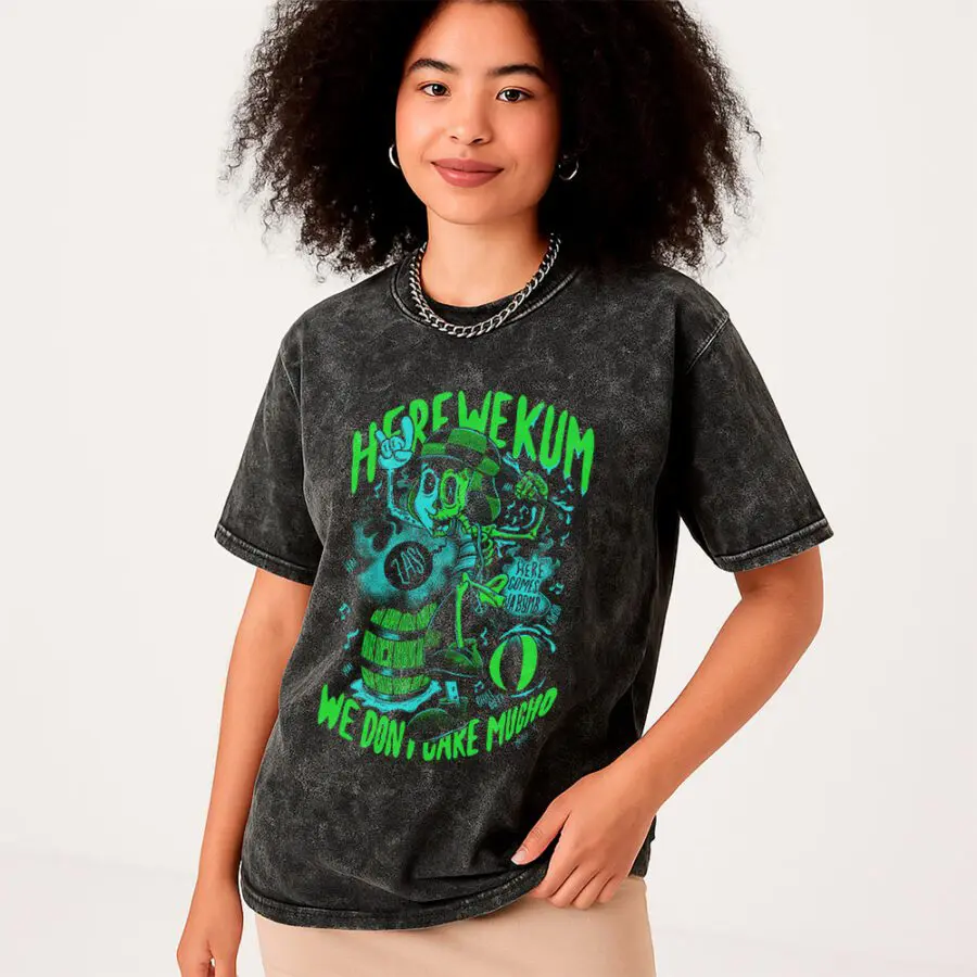 Remera Acid Wash de Chavo Zombie