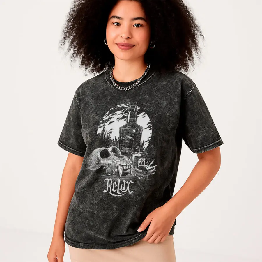 Remera Acid Wash de Relax