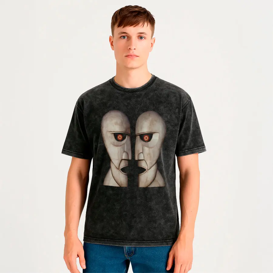 Remera Acid Wash de Pink Floyd - The Division Bell