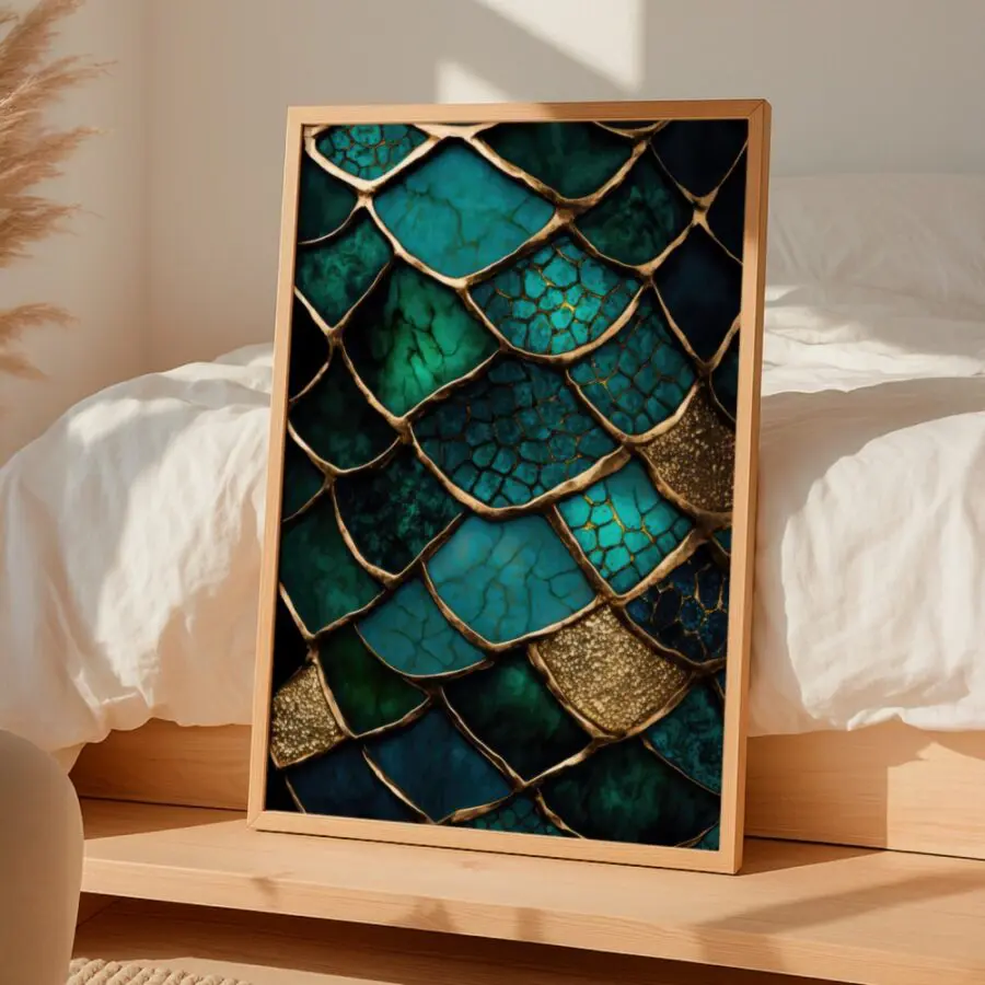 Cuadro Escamas del dragon de jade