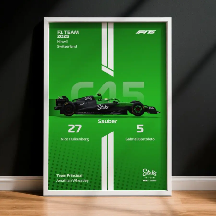 Cuadro de F1 2025 Sauber C45 – Hülkenberg & Bortoleto