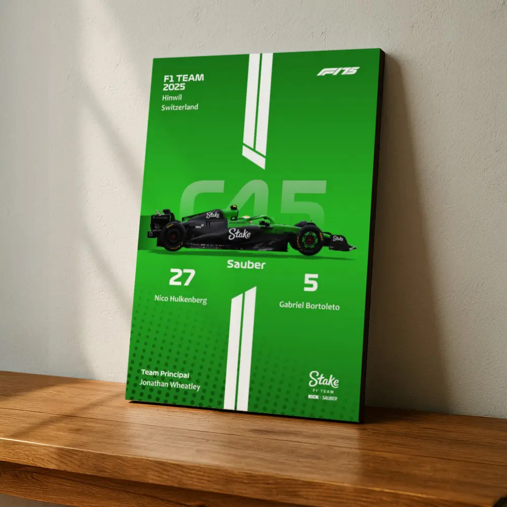 Cuadro de F1 2025 Sauber C45 – Hülkenberg & Bortoleto - Imagen 3