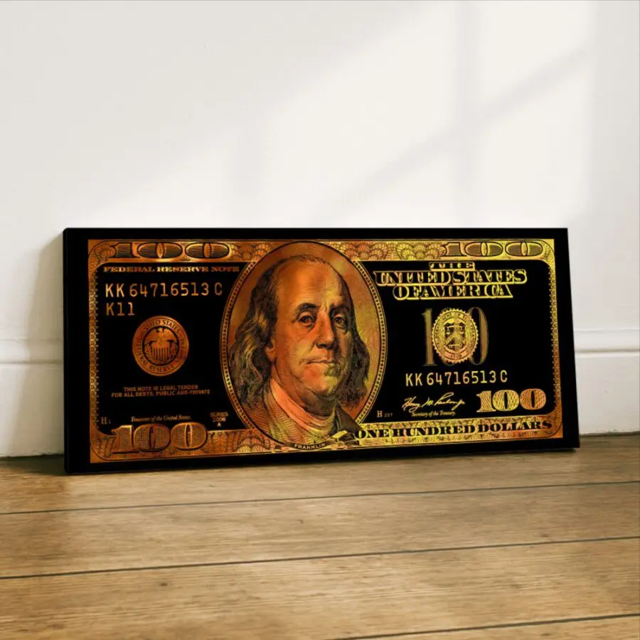 Mural Billete - Golden Dolar