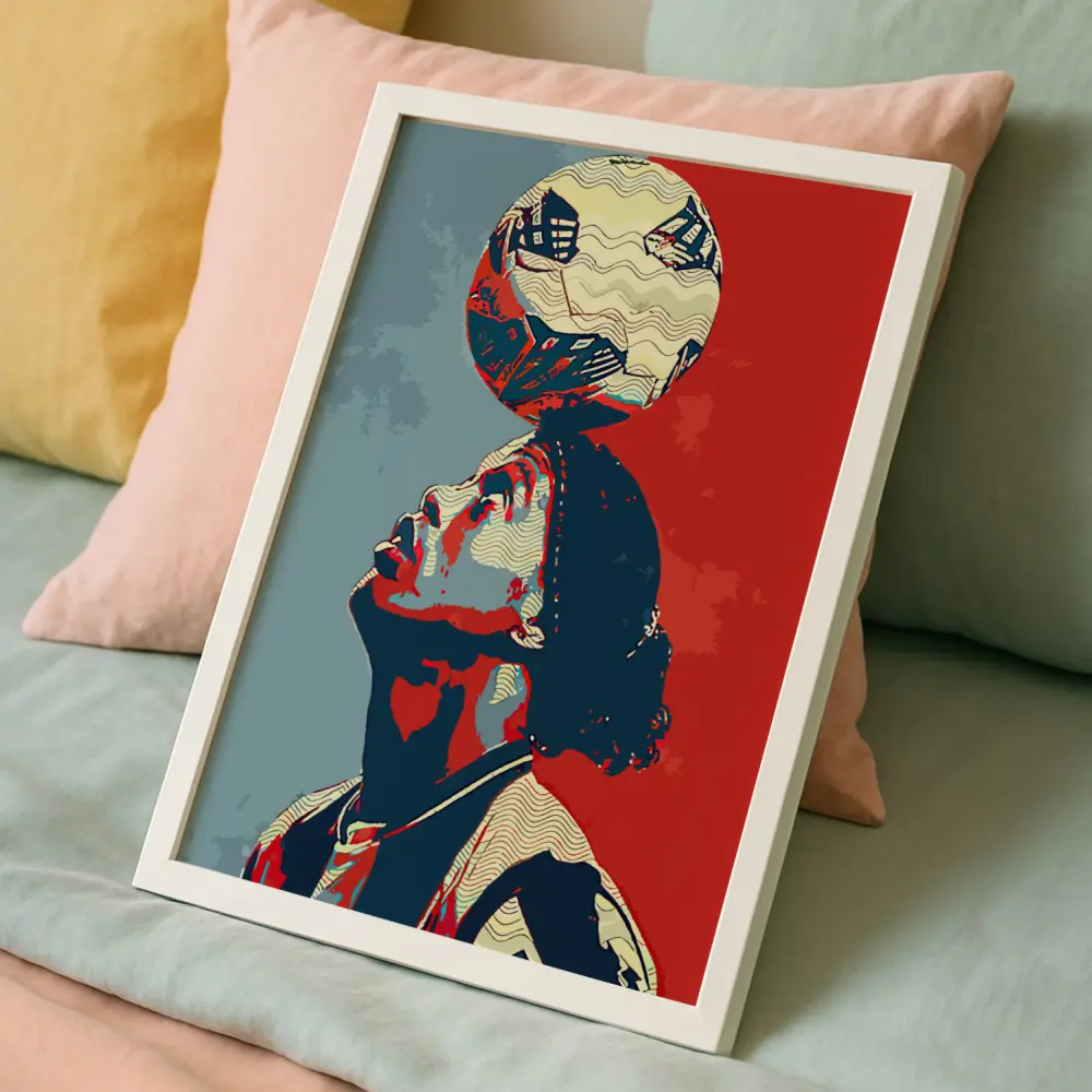 Cuadro de Ronaldinho