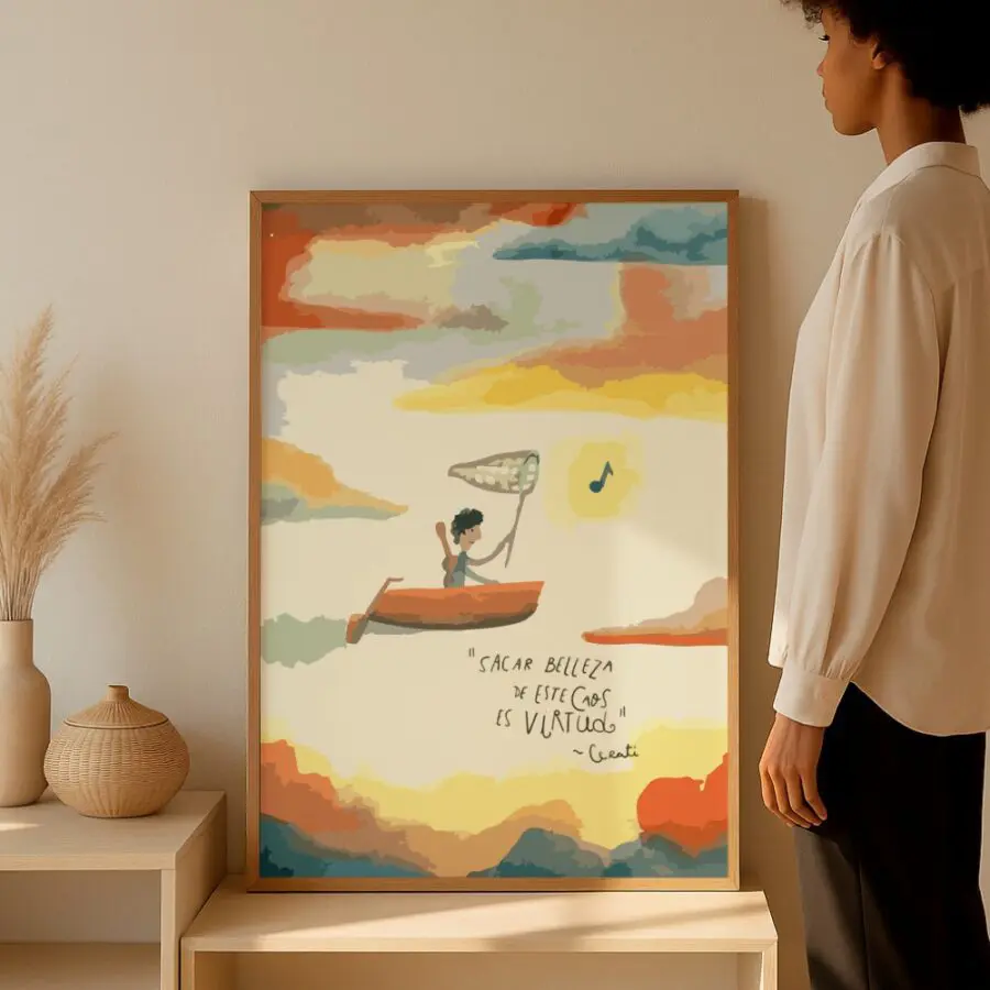 Cuadro de Gustavo Cerati - Sacar Belleza