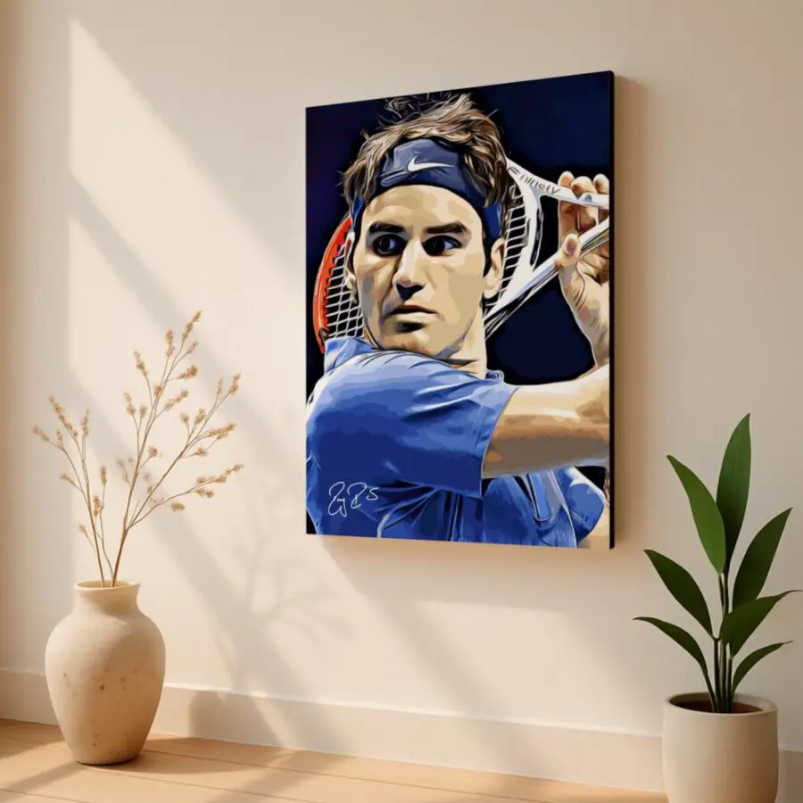 Cuadro de Roger Federer