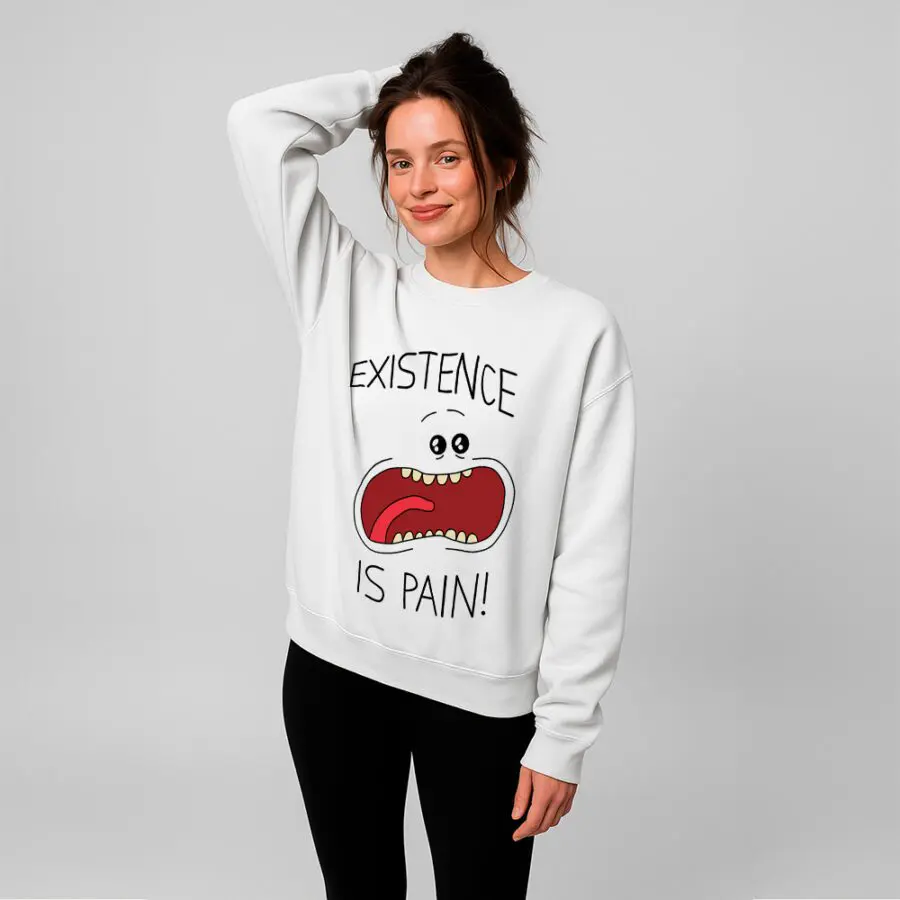 Buzo de Mr meseeks - Existence is Pain