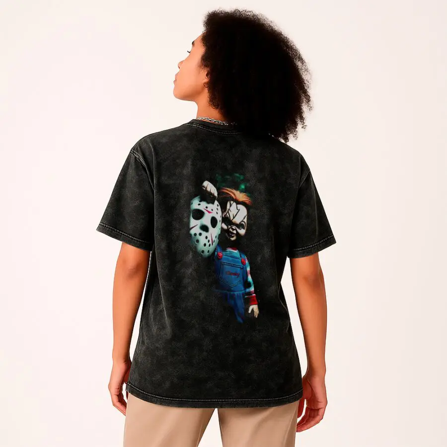 Remera Acid Wash de Chuky